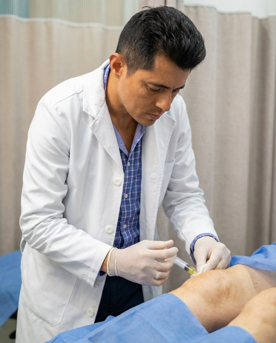 RENOVEX specialist performing stem cell treatment